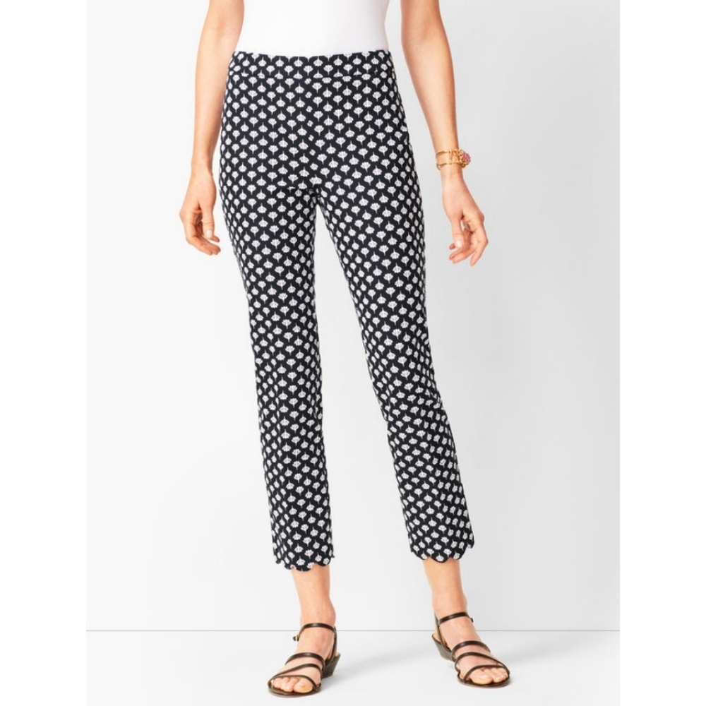 Talbots Chatham Scallop-hem Crops